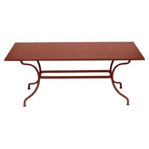 Table Romane 180 X 100 Cm Ocre Rouge