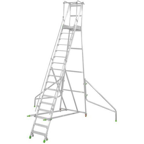 Plate-forme Mobile à Poignées - 16 Marches