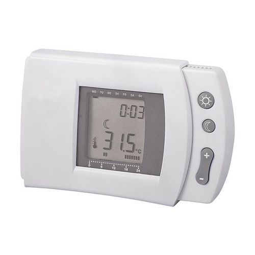 Velamp - Chronothermostat Numérique Programmable - Blanc - 220V - Chaud/Froid