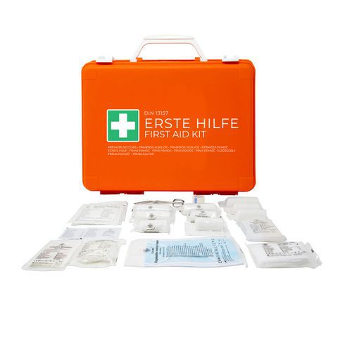 Trousse de secours Medic 1 Orange - DIN 13157 - Urgence et premiers secours