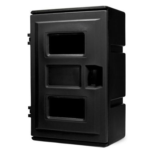 Coffre Extincteur - Double Chargement Frontal - Noir - 85