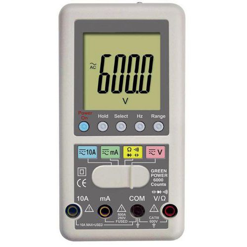 Multimètre Numérique à Manivelle De Type Dynamo