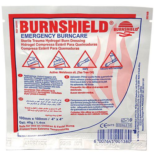 Compresse Pour Brûlure Burnshield 10x10cm
