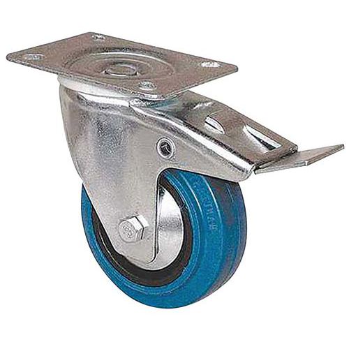 Roulette Portroll à Platine Pivotante Ø 80mm - 80 Kg
