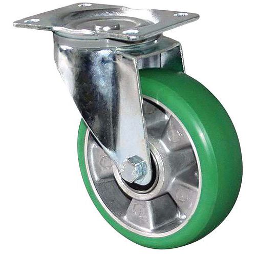 Roulette E4b-215/e5b-215 à Platine Pivotante Ø 80mm - 180 Kg