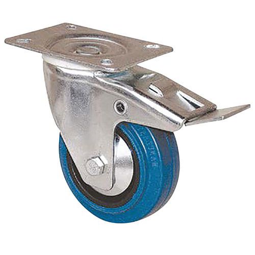 Roulette Portroll Caoutchouc Élastique Ø 100mm - 150 Kg