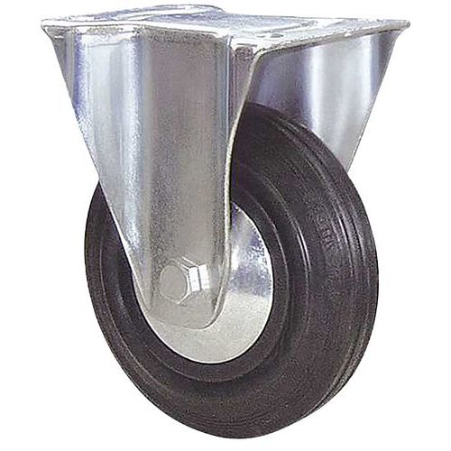 Roulette à Platine Fixe Ã˜ 125mm - 150 Kg