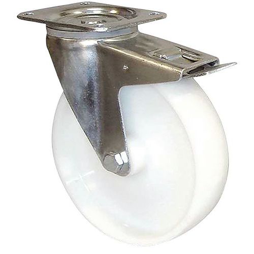 Roulette Pivotante à Double Blocage Ã˜ 125mm - 280 Kg