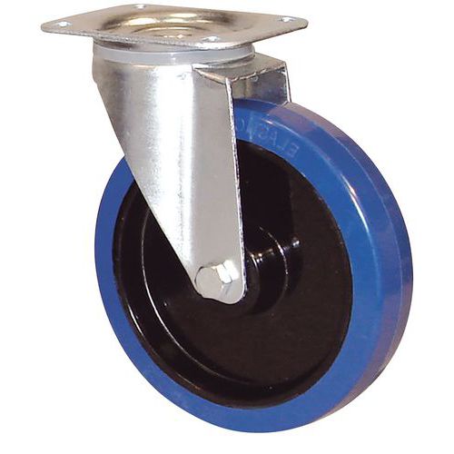 Roulette Manutention à Roue En Caoutchouc Ã˜ 125mm - 250 Kg