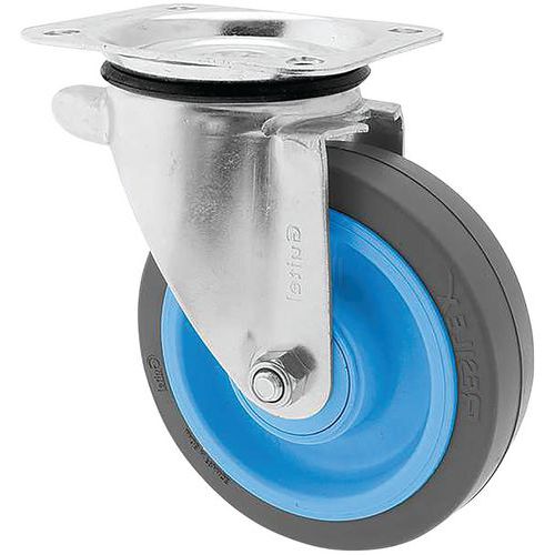 Roulette à Roue Caoutchouc Ã˜ 200mm - 400 Kg