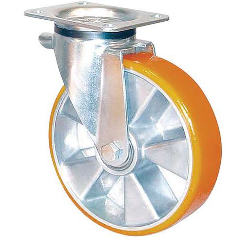Roulette à Platine Pivotante Ã˜ 160mm - 400 Kg