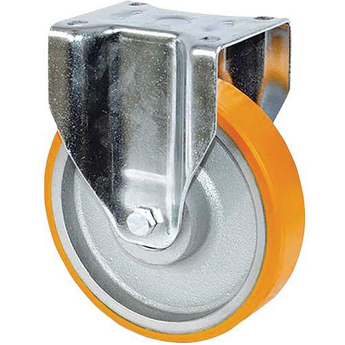 Roulette Fixation à Platine Fixe Ã˜ 160mm - 750 Kg