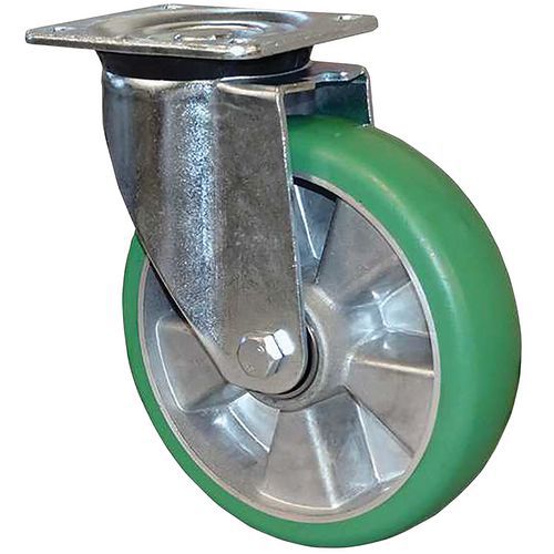 Roulette à Platine Pivotante Ø 250mm - 750 Kg