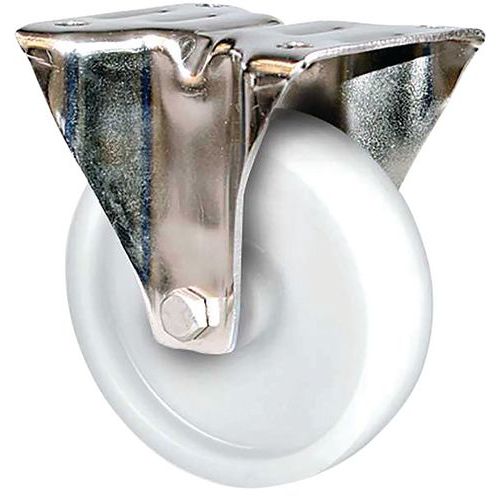 Roulette Inox à Platine Fixe De 160 Mm Ø 160mm - 300kg