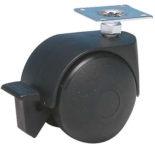 Roulette à Roues Jumelées Ø 50 Mm - 40 Kg