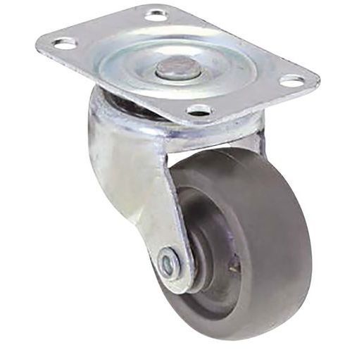 Roulette En Tôle D'acier Pivotante Ø 42 Mm - 15 Kg