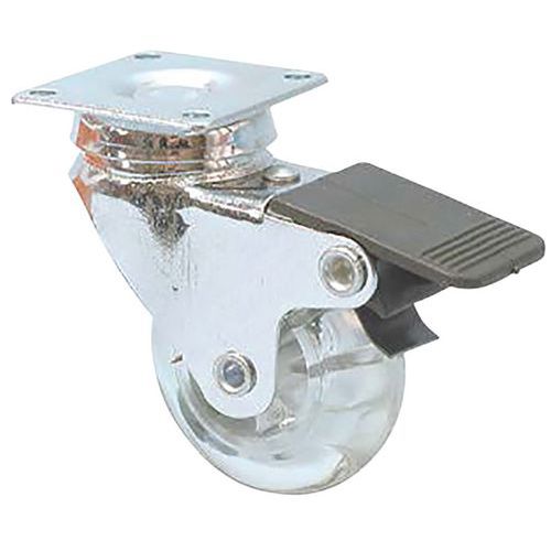 Roulette Polyuréthane Pivotante Simple Blocage Ã˜ 50mm- 40 Kg
