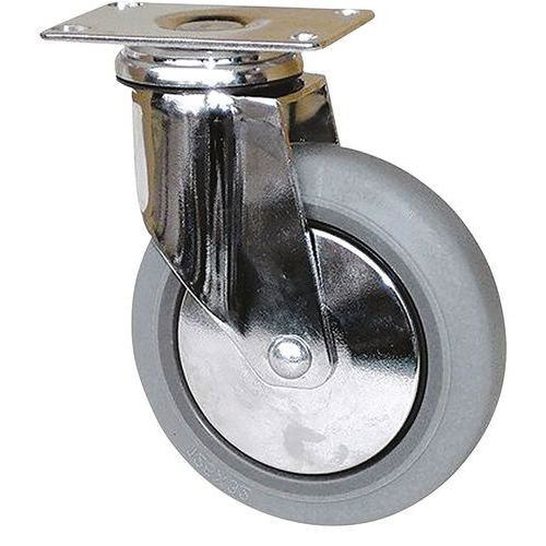 Roulette Thermoplastique En Acier Ã˜ 125mm Ã˜ 125 Mm - 90 Kg