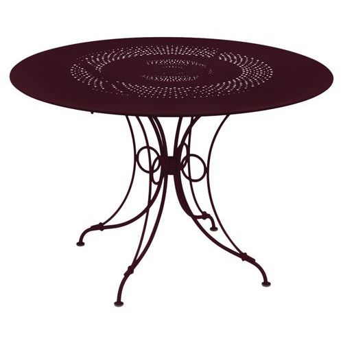 Table Ronde 1900 Ã˜ 117 Cm Cerise Noire