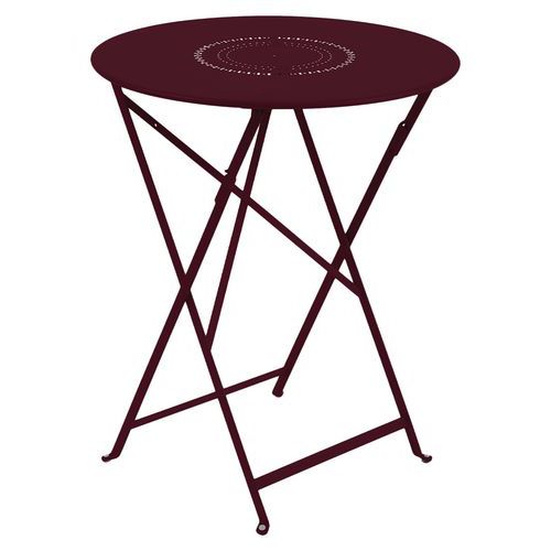 Table Ronde Floréal Ã˜ 60 Cm Cerise Noire