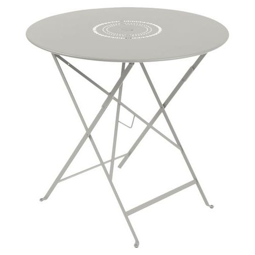 Table Ronde Floréal Ã˜ 77 Cm Gris Argile