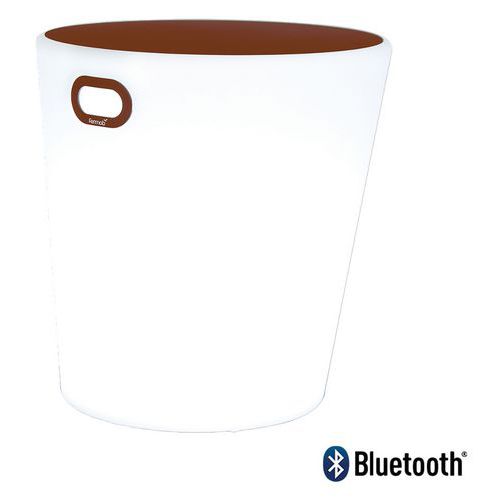 Tabouret Lumineux Inouï Hauteur 44 Cm - Ocre Rouge