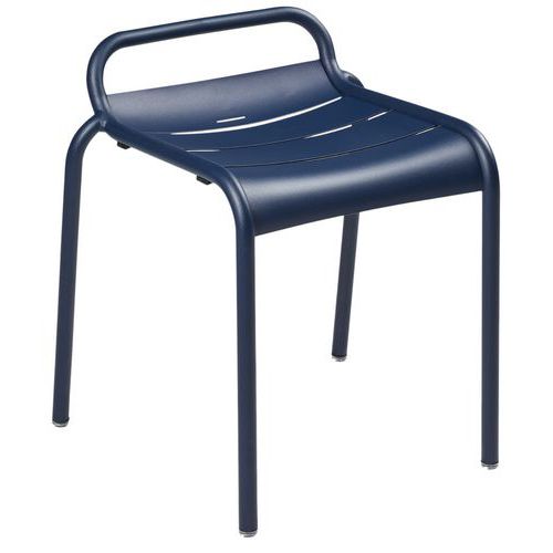Tabouret Luxembourg - Bleu Abysse