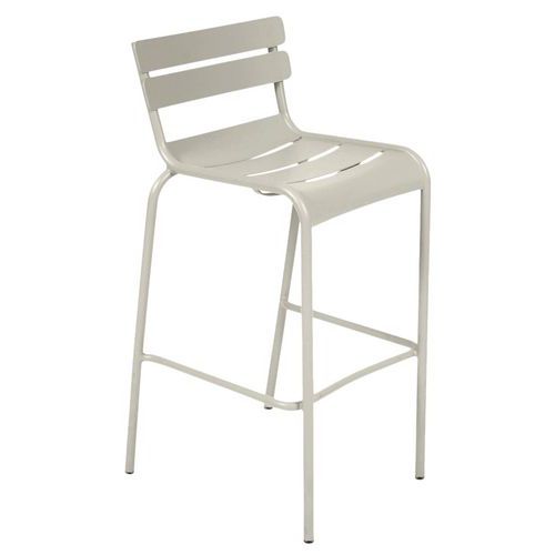 Tabouret Haut Luxembourg Gris Argile