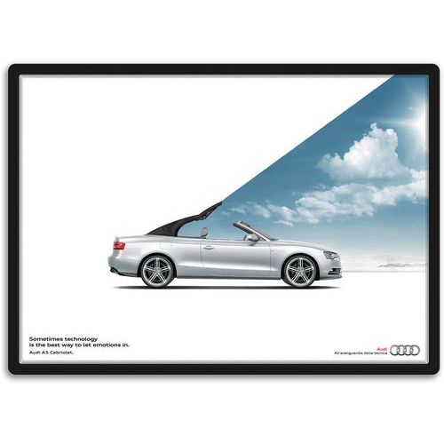 Pochette Cadre D'affichage Adhésive Magneto A1 Noir