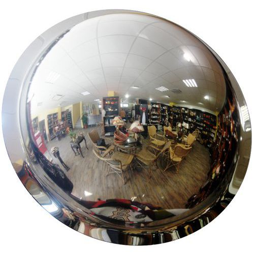 Relexim - Miroir de sécurité demi-sphère - Vision 360° - Ø 600 mm - Intérieur/Extérieur