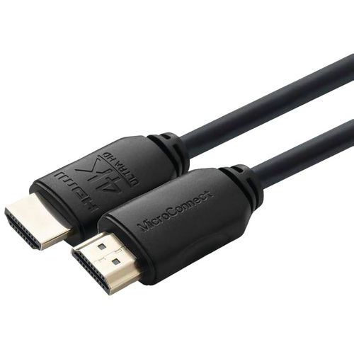 MicroConnect - Câble HDMI 4K 2m Noir - Haute Vitesse 60Hz - Connecteurs Mâle Mâle - Garantie 25 ans