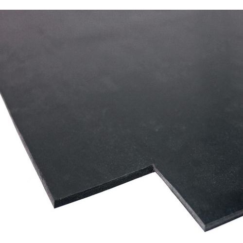 Coba - Feuille Caoutchouc Commercial Noir 1.4m x 10mm - Tapis Industriel Antidérapant