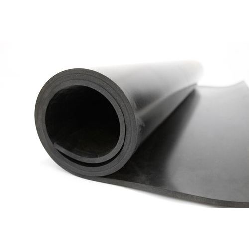 Coba - Feuille Caoutchouc Nitrile Noir - 1.4m x 6mm - Mètre Linéaire - Résistant Huiles et Acides