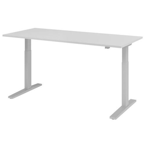 Bureau Électrique Série Xmka 180cm Gris/alu