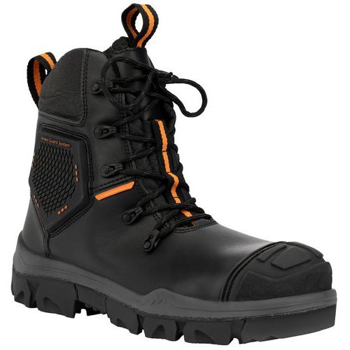Honeywell - Chaussure de sécurité BALLAST 2.0 S7S WR HI CI FO SR - Noir/Orange - Pointure 44 - Embout Non Métallique