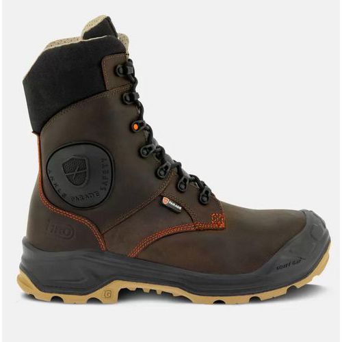 Parade - Chaussures de sécurité hautes S3 Nareno - Pointure 44 Marron - Embout non métallique, résistantes hydrocarbures