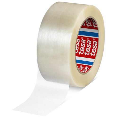 Tesa - Ruban d'emballage recyclé 60418 - 132m x 50mm Marron - 85% recyclé, 100% recyclable