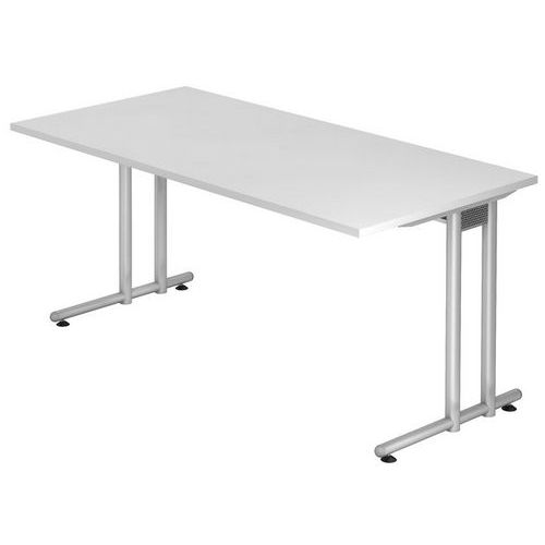 Bureau Fixe 160 Cm Série N Blanc