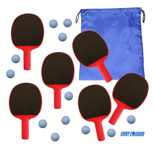 Set raquettes et balles de tennis de table thumbnail image 1