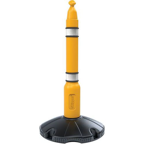 Ensemble Poteau Et Base - Jaune - Skipper