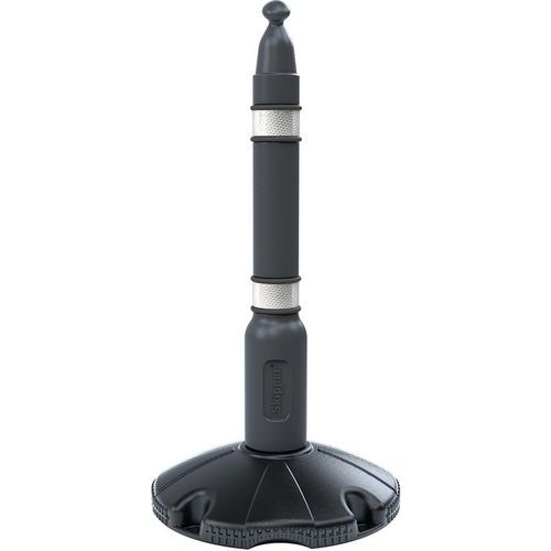 Ensemble Poteau Et Base - Argent - Skipper