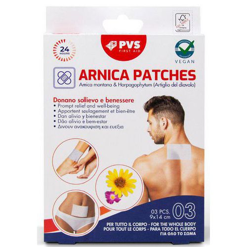 Patch Arnica - 9x14cm - Soulagement Naturel Urgence Premiers Secours
