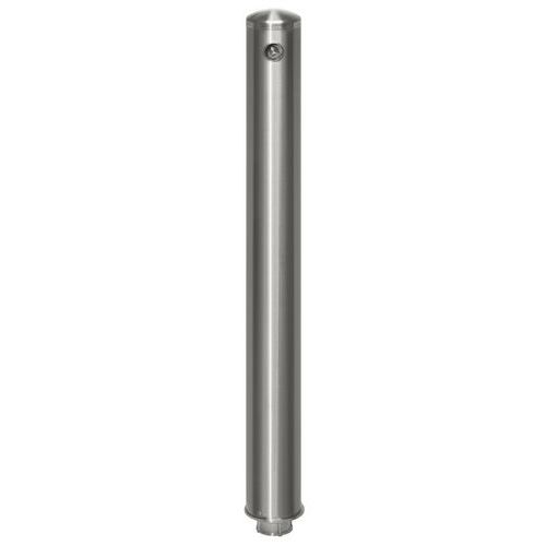 Croso - Poteau Inox D102mm Tête Bombée Amovible Easy Twist Argent 900mm Voirie