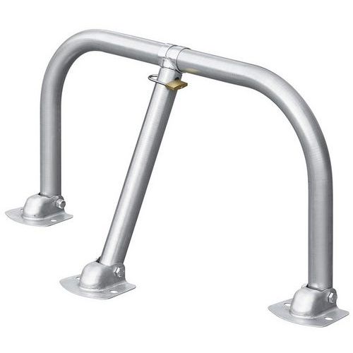 Barrière De Parking Galvanisée Sur Platine - Cadenas
