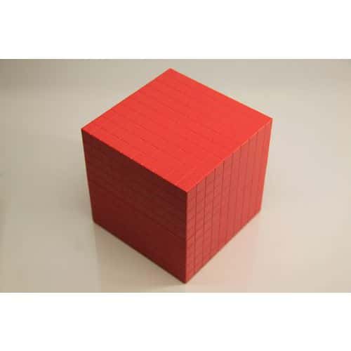 Cube des milliers rouge thumbnail image 1