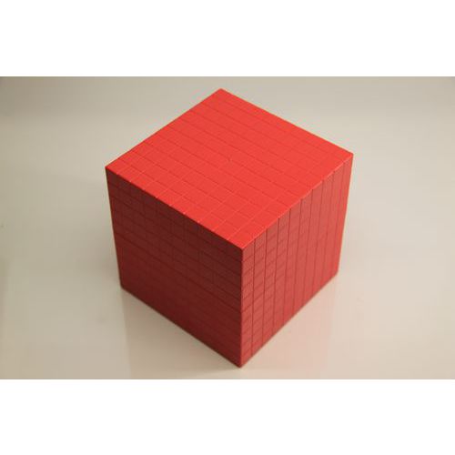 Cube des milliers rouge | Pichon