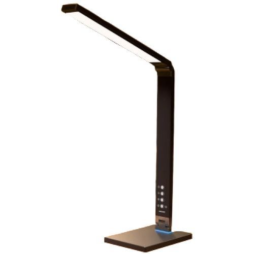 Hansa - Lampe de bureau LED Magic Light Noir - 10W - Bras Réglable - Variateur - USB
