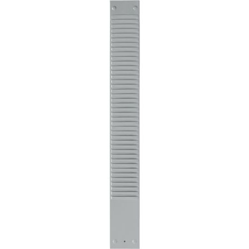 Nobo - Bandes pour planning à fiches T - Gris - 40 fentes - 9.5 cm largeur
