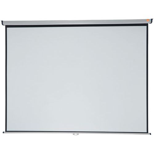 Nobo - Écran de projection mural 4:3 - 240cm x 181cm - Fixation murale - Idéal pour présentations