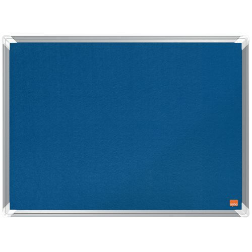 Nobo - Tableau d'affichage en feutre Premium Plus - 600 x 450 mm Bleu - Éco-responsable